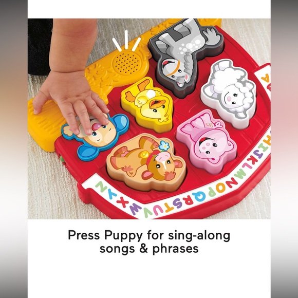 FISHER PRICE Laugh & Learn Farm Animal Puzzle Infant & Toddler Ages: 12-36m New! - Picture 8 of 10